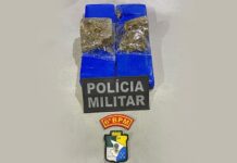 Polícia Militar apreende mais de 2 kg de maconha e prende dois suspeitos em Estância