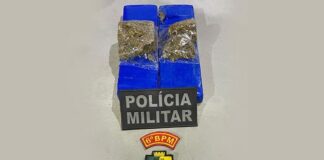 Polícia Militar apreende mais de 2 kg de maconha e prende dois suspeitos em Estância