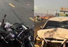 Motociclista morre após colisão frontal com carro na SE-220, em Gracho Cardoso