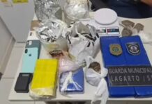 Casal é preso por suspeita de tráfico de drogas no bairro Pratas após ação conjunta entre GML e Polícia Civil