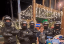 Polícia Militar participa de aniversário e emociona criança de 7 anos em Estância