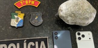 Dupla é presa por suspeita de tráfico de drogas no Povoado Boeiro em Lagarto