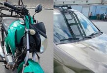 Entregador de gás e água mineral fica ferido após acidente em Lagarto