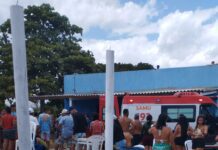 Ventania derruba telhas e deixa feridos em balneário de Campo do Brito