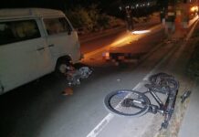 Ciclista morre após colisão traseira na SE-170, em Lagarto