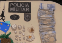 BPATI prende suspeito de tráfico e apreende drogas em Boquim