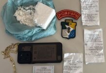 Homem é preso suspeito de tráfico de drogas no município de Salgado