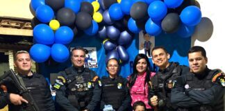 7º Batalhão realiza surpresa e participa de aniversário de criança em Lagarto