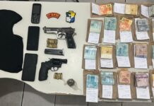 Dois suspeitos de roubo são presos e armas são apreendidas pela PM em Riachão do Dantas