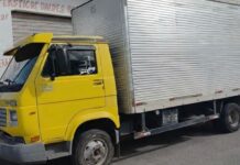 Caminhão roubado em Alagoinhas é recuperado pela PM na zona rural de Lagarto