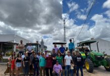 Prefeitura de Lagarto realiza ação de aragem de terra e abertura de tanques no povoado Quilombo