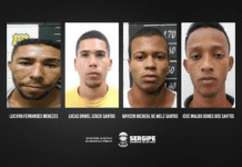 Quatro foragidos do sistema prisional morrem em confronto com as polícias Civil e Militar na BR-235