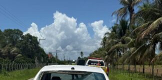 Motociclista fica ferido após colisão traseira na SE-265 em Lagarto