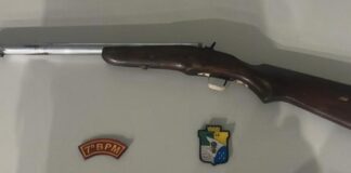 Homem é preso após ameaçar vizinho com arma de fogo em Riachão do Dantas