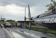 Mulher grávida e outras cinco pessoas ficam feridas em acidente na BR-101