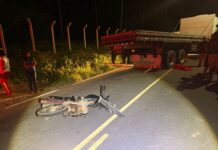 Motociclista morre em colisão com caminhão na SE-265 em Itaporanga d’Ajuda