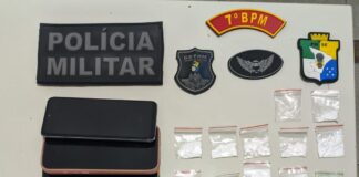 Mulher é presa por suspeita de tráfico de drogas após tentar fugir da polícia em Lagarto