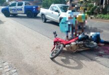Motociclista fica ferido após colisão com carro na SE-270, em Lagarto
