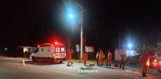 Motociclista fica ferido após acidente em quebra-molas recém-instalado na SE-270 em Lagarto