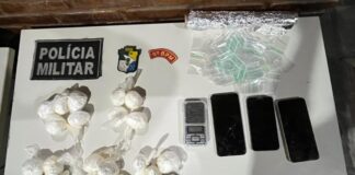 Três homens são presos por suspeita de tráfico de drogas em Estância