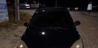 Colisão entre motocicleta e carro deixa motociclista ferido na SE-270, em Lagarto