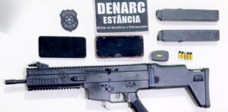 Operação da Polícia Civil resulta na prisão de dois homens e apreensão de arma em Estância