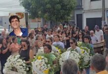 Corpo de Manoel Messias Freire Damasceno é sepultado no Cemitério Senhor do Bonfim, em Lagarto