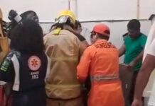 Homem fica com braço preso em máquina dentro de shopping em Itabaiana
