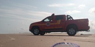 Corpo de Bombeiros atendeu 44 vítimas de acidentes com caravelas neste fim de semana nas praias de Aracaju