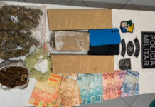 Bpati prende dupla por tráfico e apreende quase 3 kg de drogas em Capela