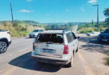 Motociclista fica gravemente ferido após colisão com carro na SE-270, em Simão Dias