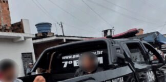 Dois homens são presos pela PM por suspeita de tráfico de drogas no Centro de Lagarto