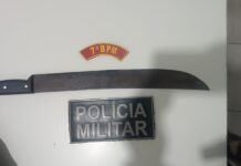 Homem é preso no povoado Brejo, em Lagarto, por agredir companheira e ameaçá-la com um facão