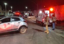 Colisão entre carro e motocicleta deixa dois feridos na Praça do Gomes, em Lagarto