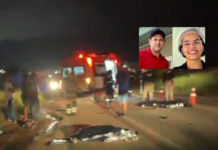 Casal morre após cair de motocicleta e ser atingido por carro na BR-235, em Itabaiana