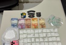 Mulher é presa com 54 porções de cocaína em Capela