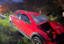 Motociclista fica ferido após colidir com carro na SE-170, em Riachão do Dantas