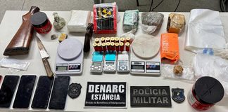 Dois homens são presos e drogas são apreendidas em Estância