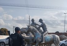 Homem é preso após pichar monumento recém-inaugurado em Lagarto